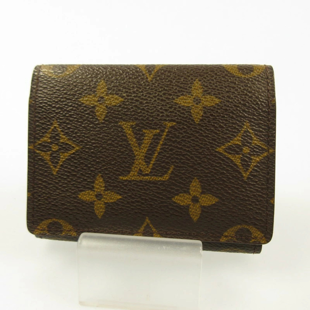 Louis Vuitton Visite Carte de Envelope Card Case Black